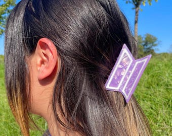 Purple Hair Claw Clip