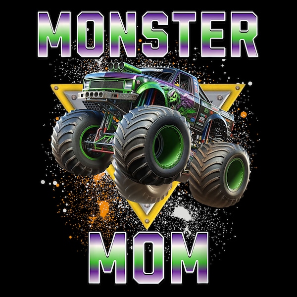 Monster Truck MOM Monster Truck Are My Jam Truck Lovers Png, Monster Truck Birthday Boy Png