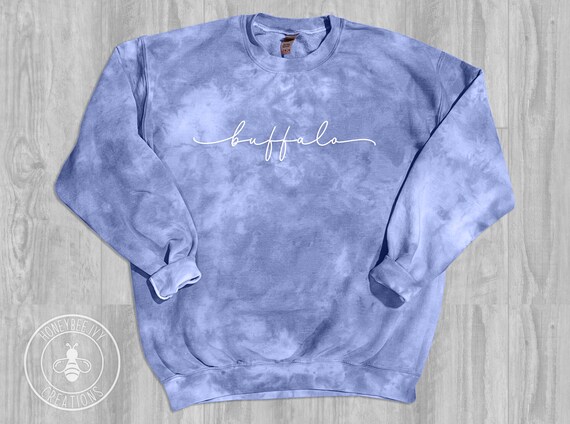 Buffalo Tie Dye Sweatshirt Buffalo Sweatshirt Buffalo Bills | Etsy