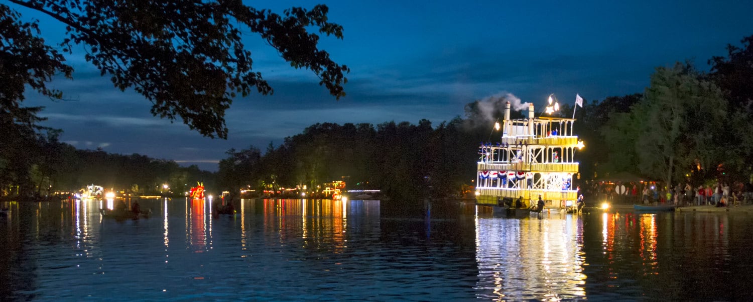 Canoe Carnival Medford Lakes NJ // Fine Art Photograph // Etsy