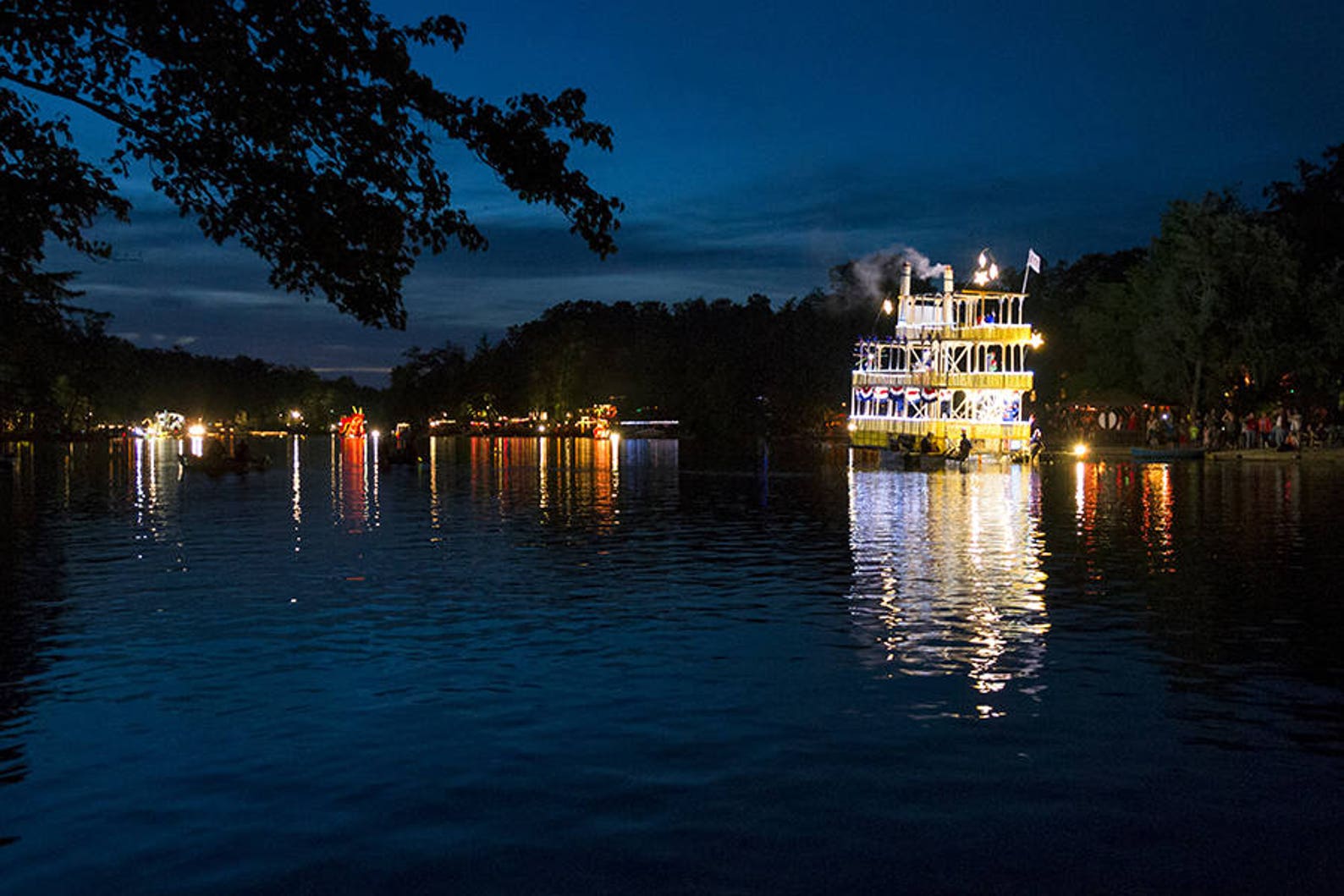 Canoe Carnival Medford Lakes NJ // Fine Art Photograph // Etsy