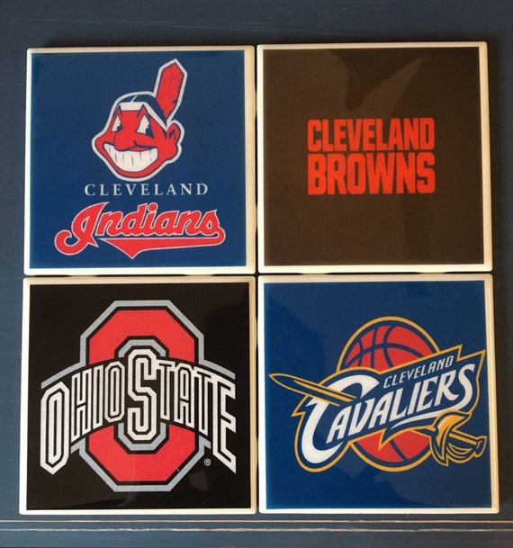 Custom Ohio Sports Teams Coaster Set Etsy