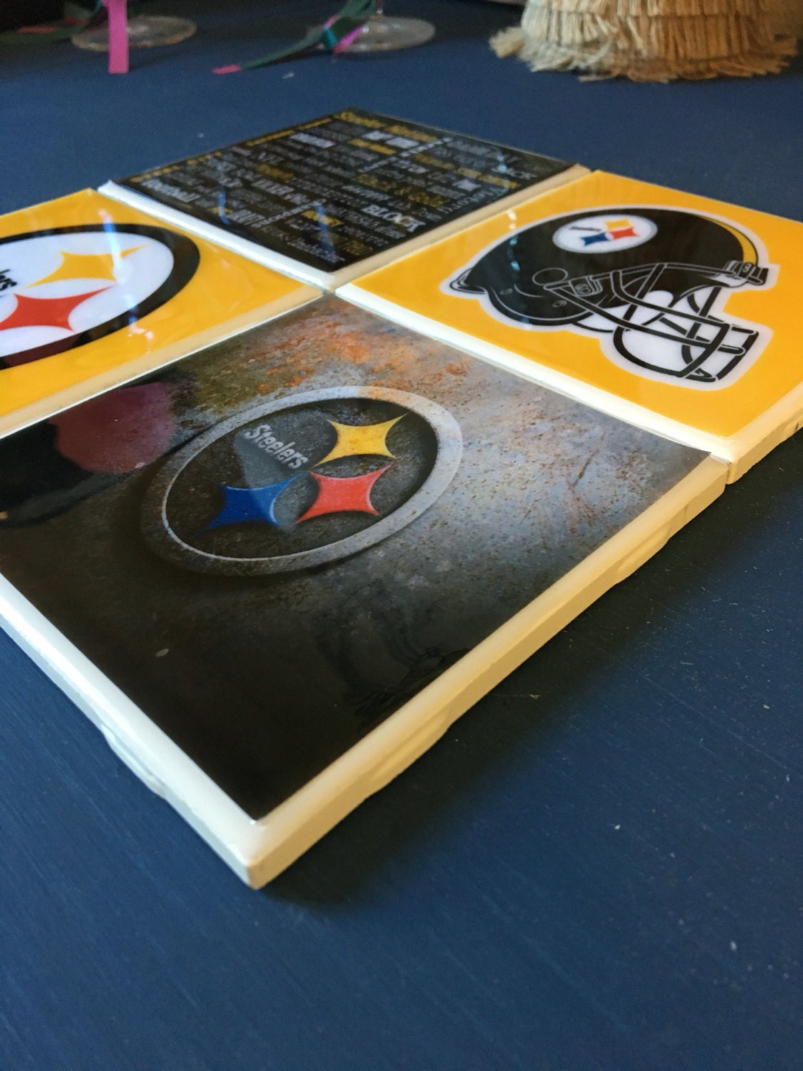 Pittsburgh Steelers Coaster Set | Etsy