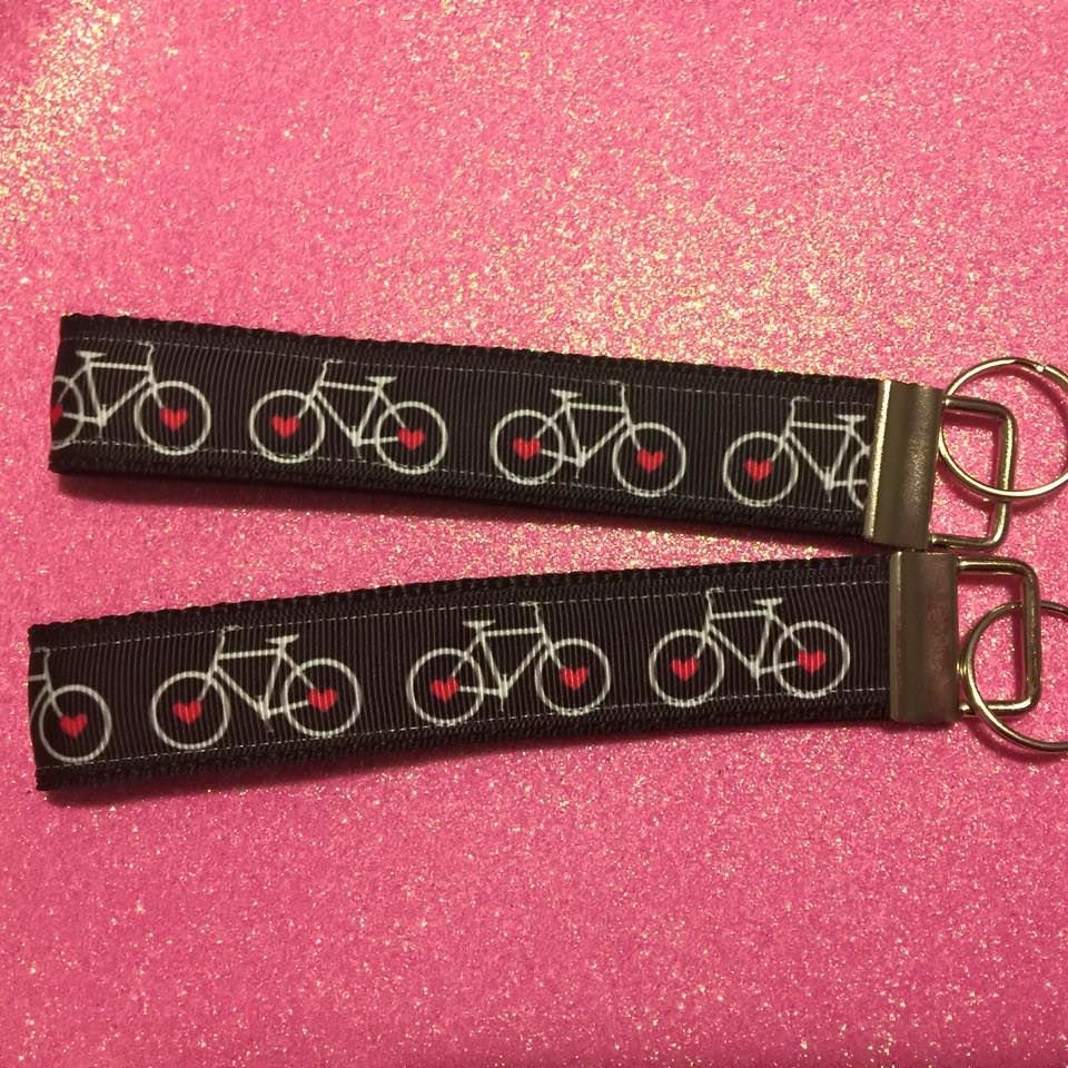 Bicycle Keychain Bike Keychain 6 Styles Free Charm Etsy.de