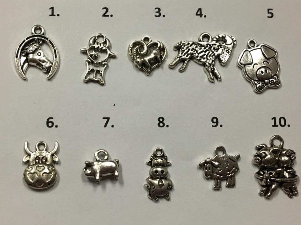 Goat Keychain Goats 4 Styles Free Charm Goats Etsy