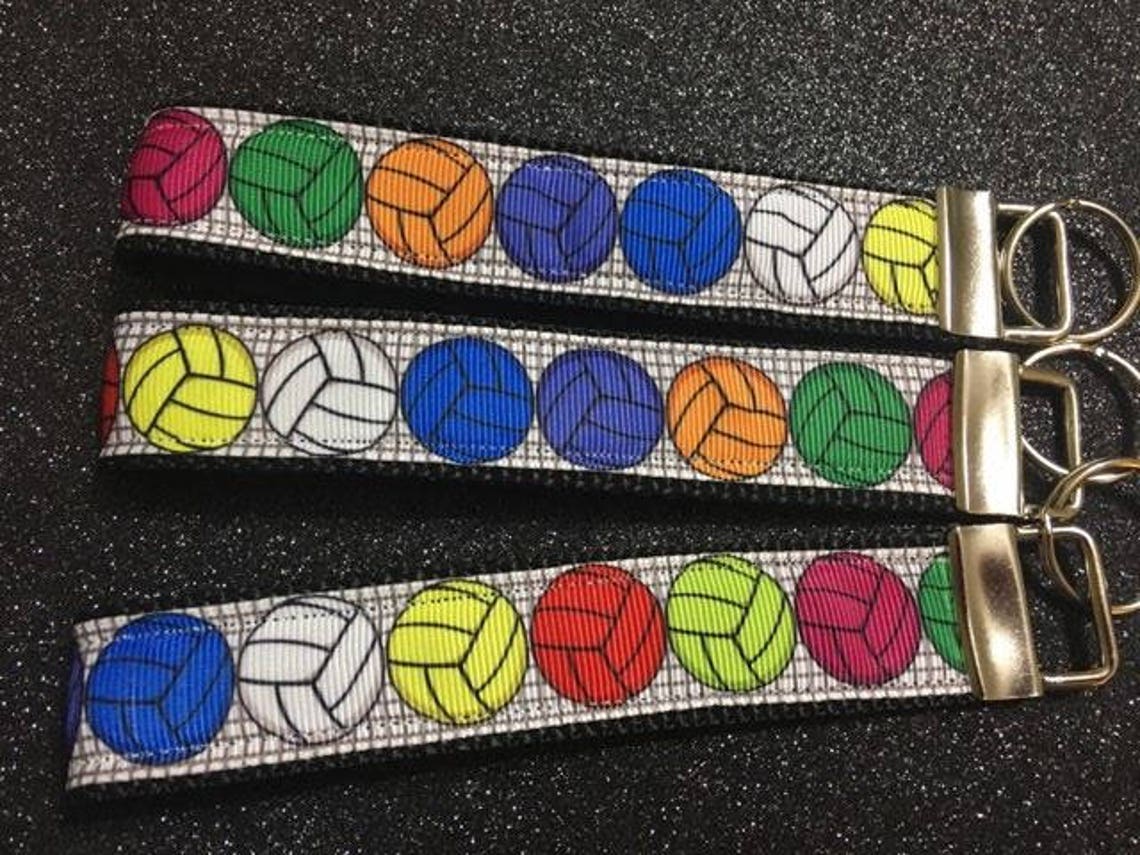 Volleyball Keychain Volleyball Player 6 Styles Free Etsy