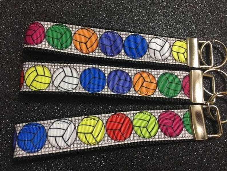 Volleyball Keychain Volleyball Player 6 Styles Free Etsy