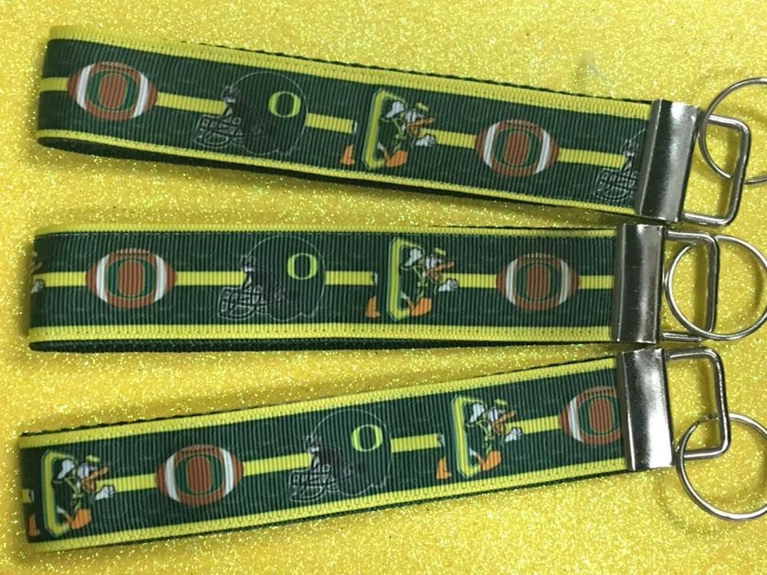 Oregon Ducks Key FOB 3 Styles Free Charms Oregon Ducks Etsy UK