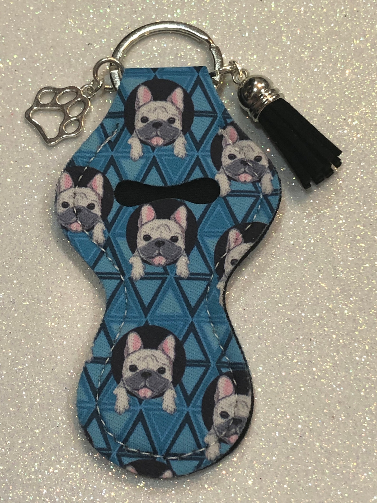 Dog Chapstick Holder Dog Chapstick Keychain Free Charm Etsy