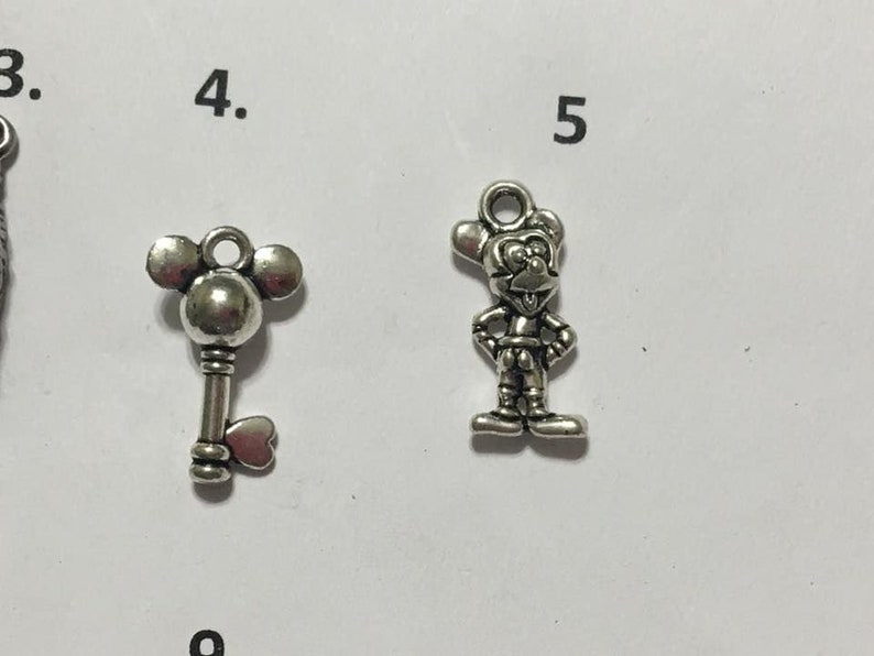 FOB Keychain Wristlet Keychain Grosgrain Ribbon 2 Styles Mickey Mouse Keychain - Mickey Keychain - Disney Mickey Mouse Doony