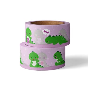 Dinosaurus washi tape, Jurassic Dino Prehistorische Planner Washi masking tape, T-Rex Crafting planner Tape is een geweldig cadeau voor dinosaurusliefhebbers