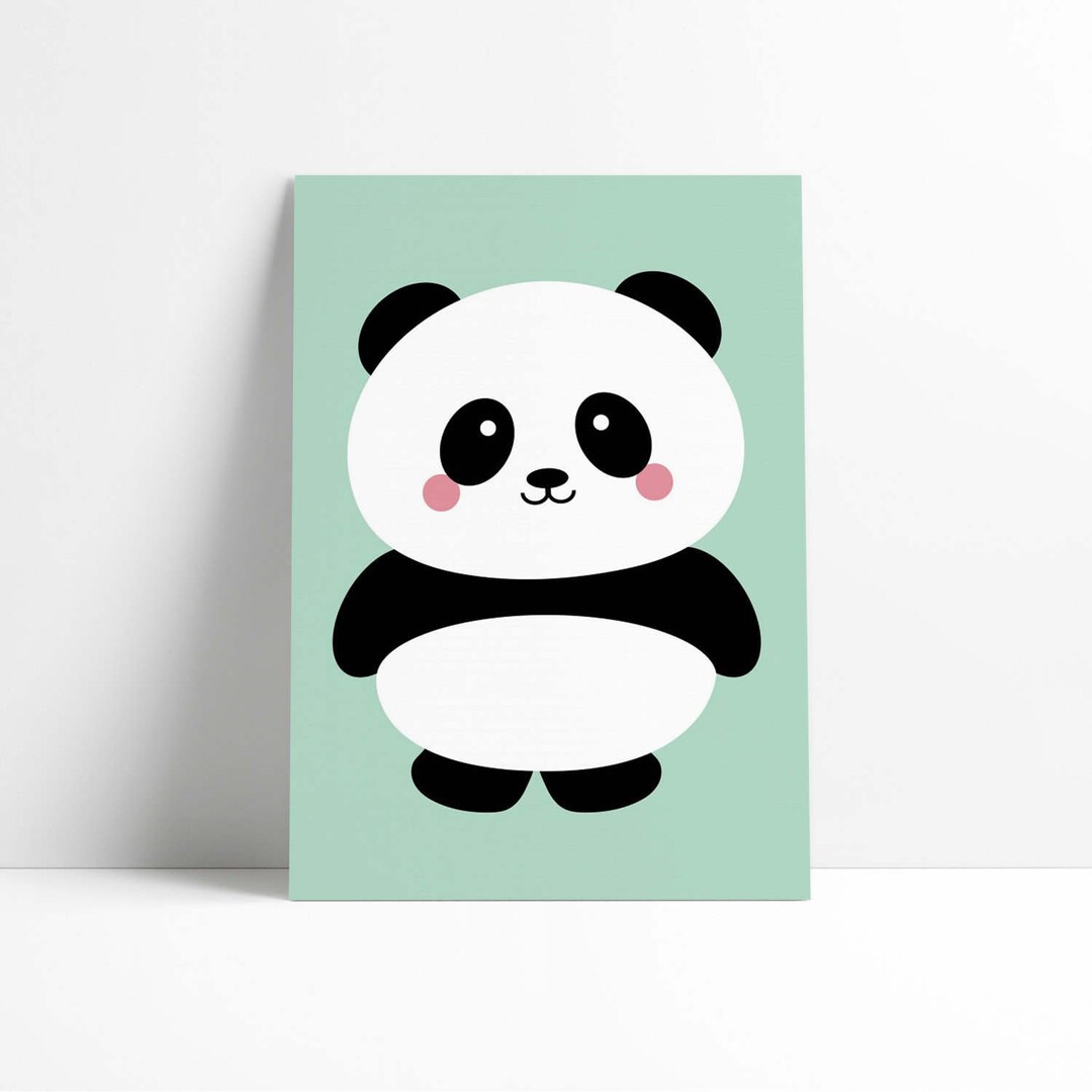 Cute Panda Everyday Card. Panda Birth Announcement Card. Panda New ...