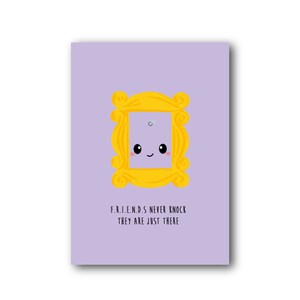 La serie TV Postcard Friends è una carta divertente ideale per i tuoi amici e i veri fan degli AMICI. Biglietto d'auguri per la serie TV degli amici