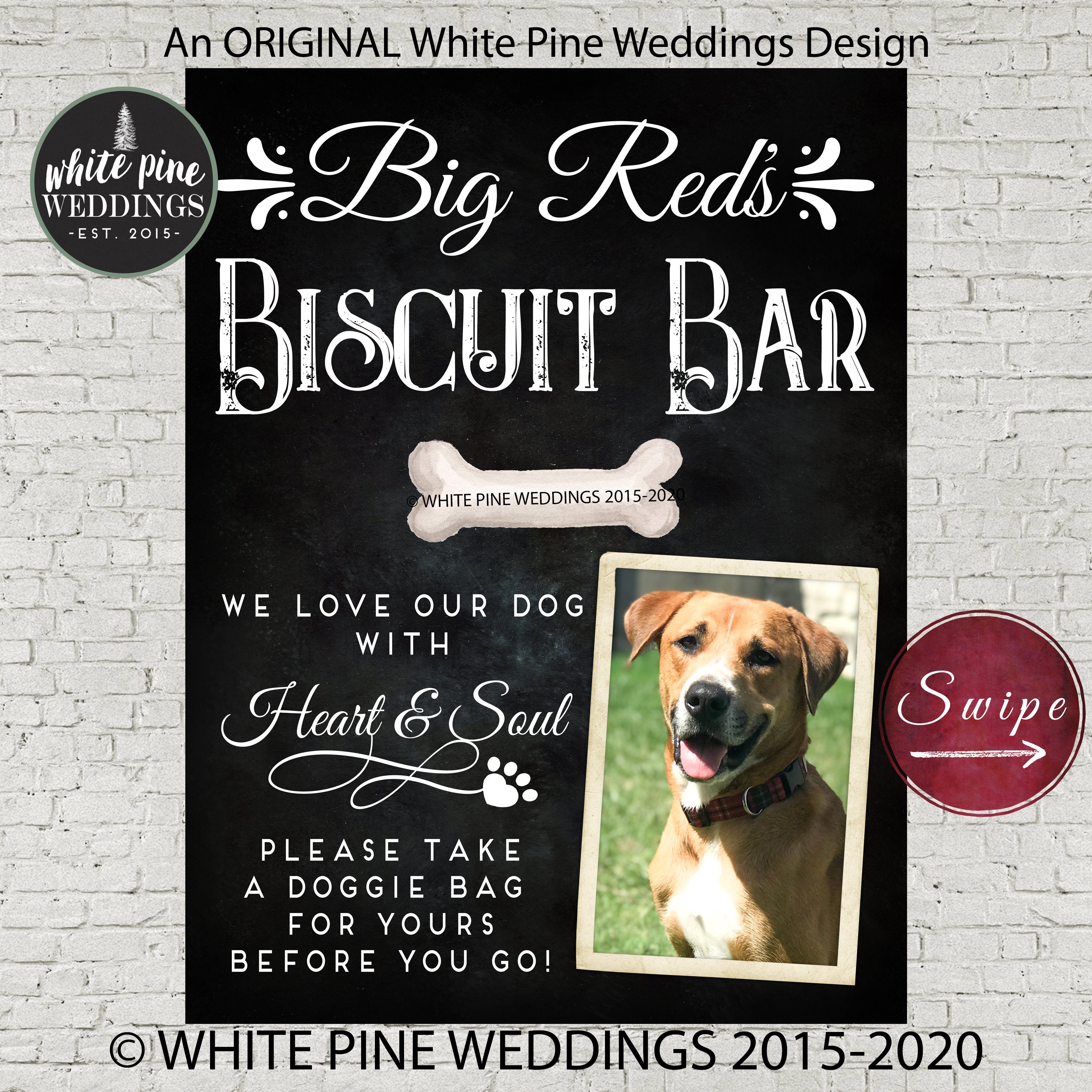 dog wedding favors