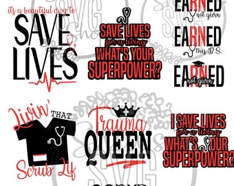 Download Nurse Svg Bundle Etsy