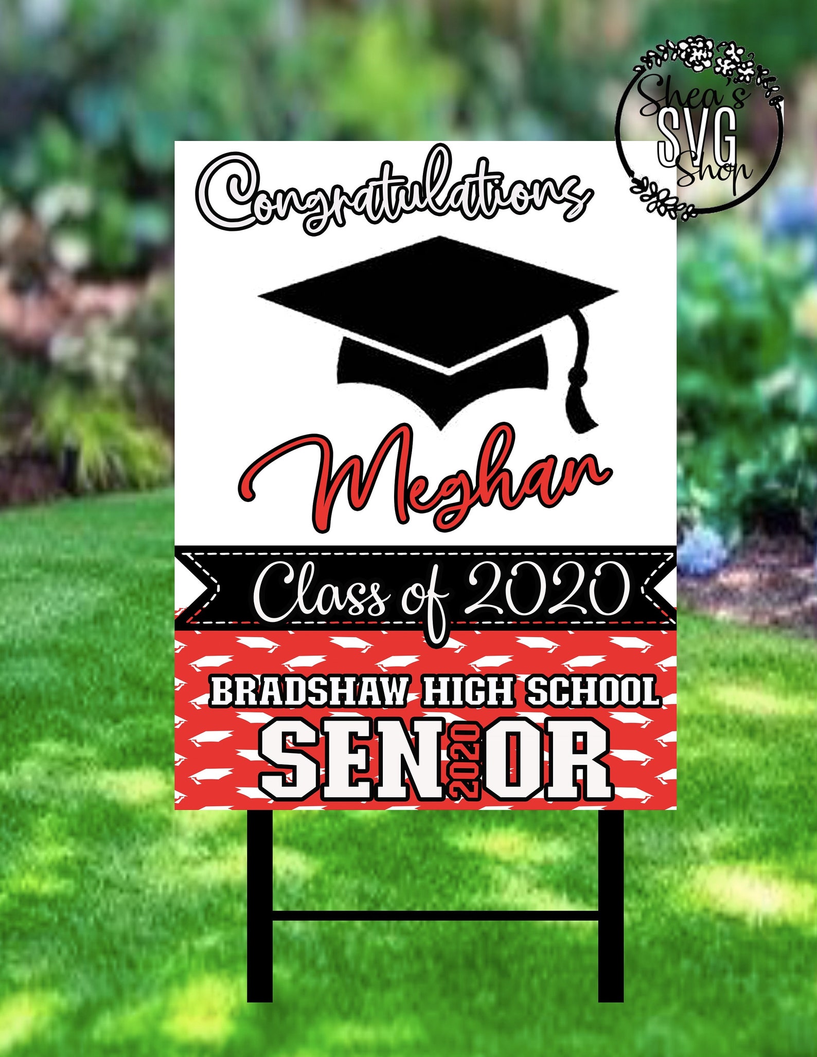 Graduation Yard Sign Class of 2020 Graduation Party Signs Etsy
