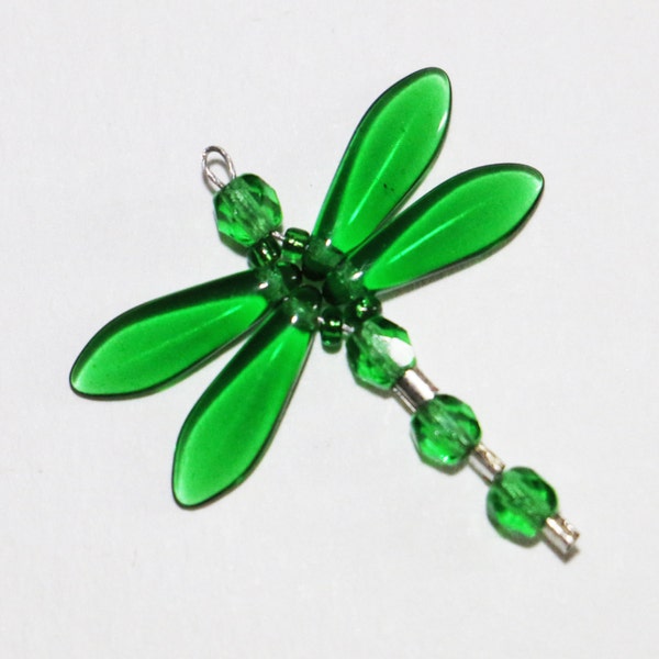 May Birthstone Dragonfly - Emerald Dragonfly