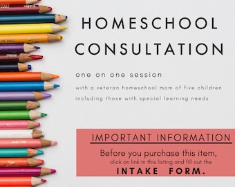 Homeschool Consulting Session