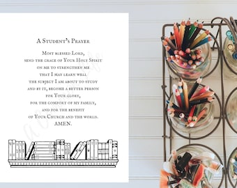 Prayer for Students || Printable Prayer, Prayers, Student's Prayer