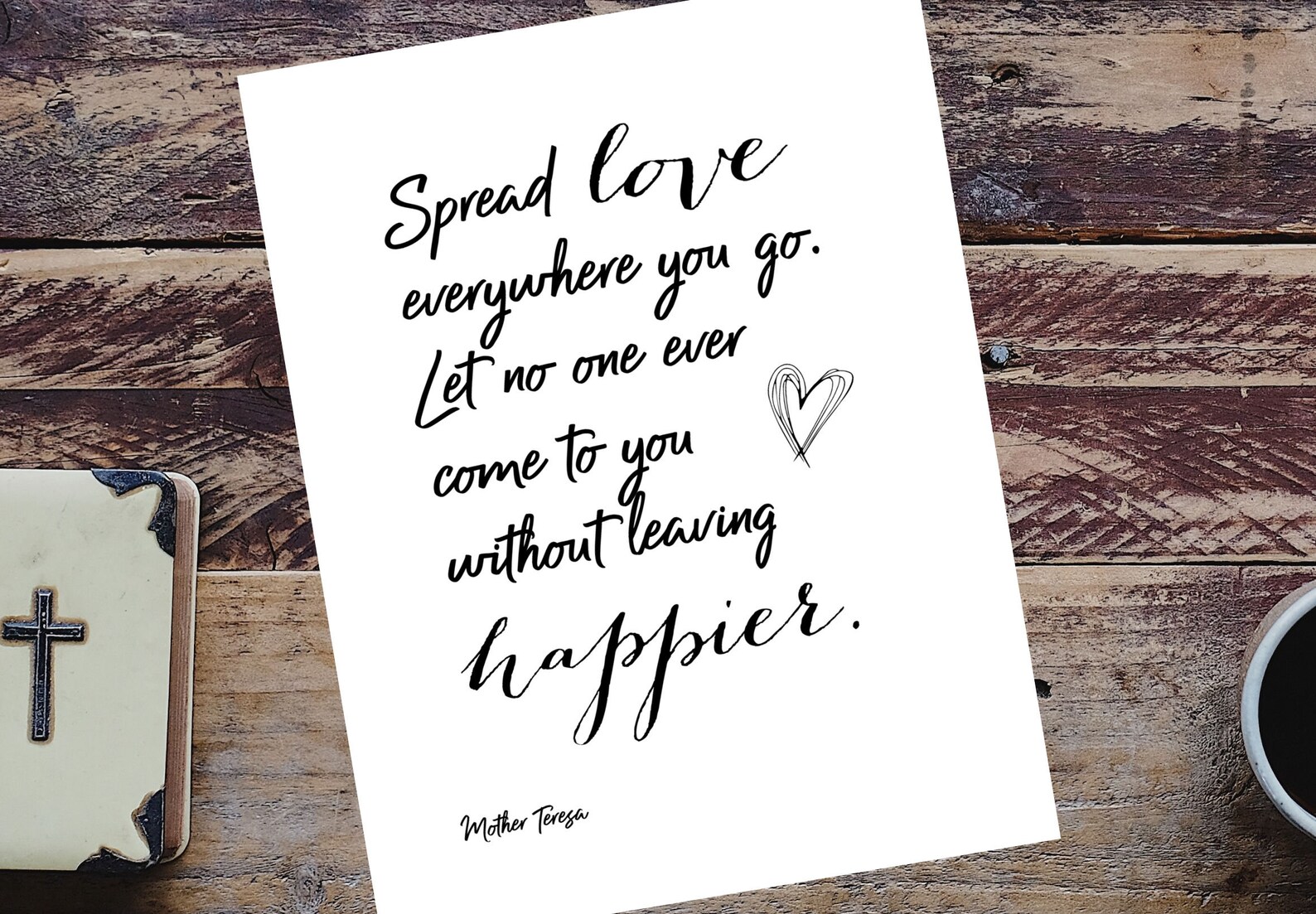 Mother Teresa Quote Pack || INSTANT DOWNLOAD, Printable, Inspirational ...