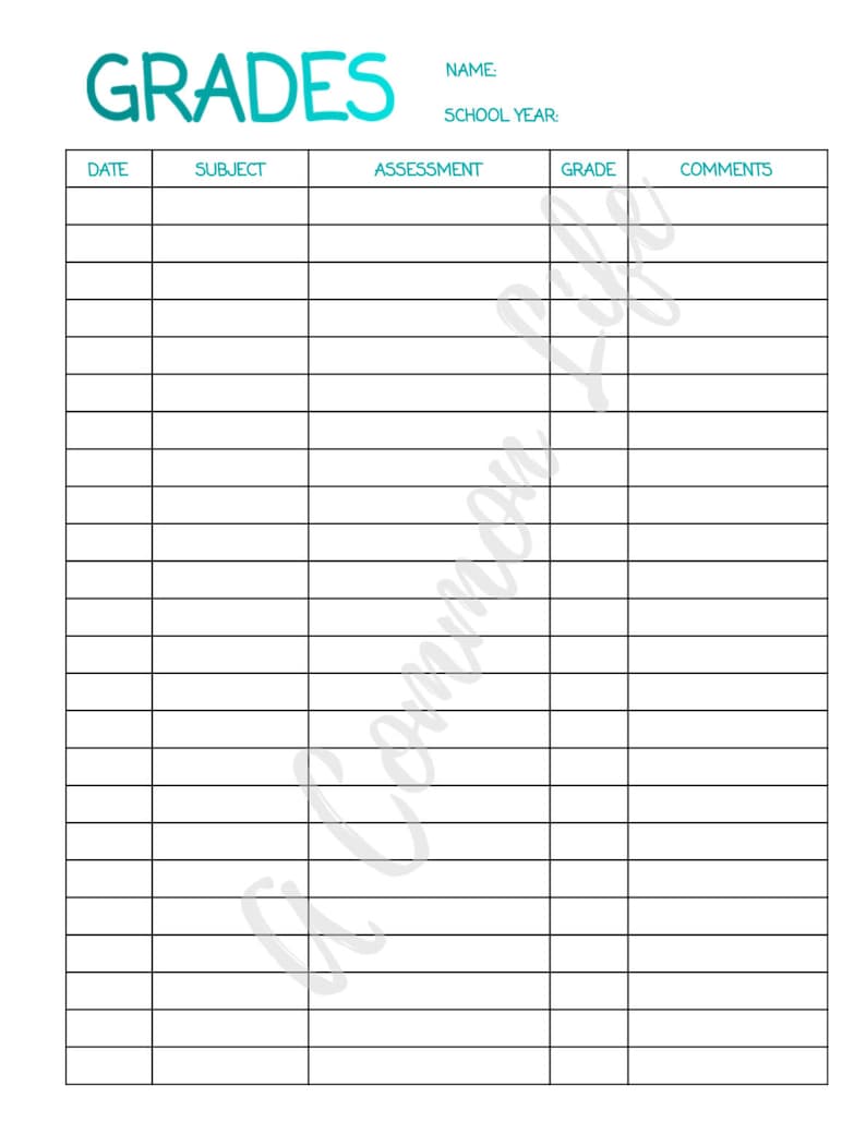 grade-sheet-homeschool-record-keeping-grade-keeping-etsy