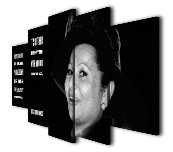 5 Panels Griselda Blanco Quotes Painting Printed on Canvas | Etsy