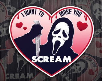 I Want to Make You Scream Horror Valentine - (Fanart)