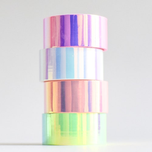 Iridescent holo tape holographic masking tape (Base price 0,68 EUR / m)