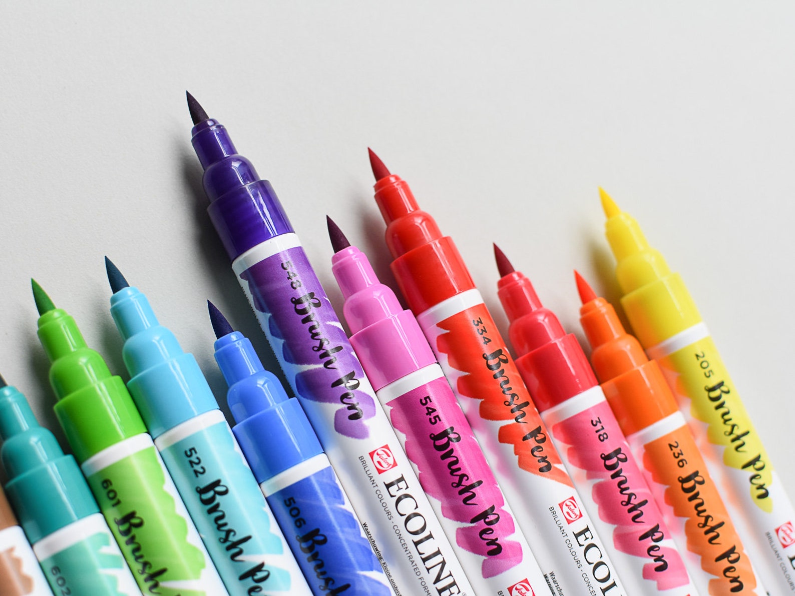 Handlettering Pens Ecoline Brush Pens Calligraphy Pens Etsy