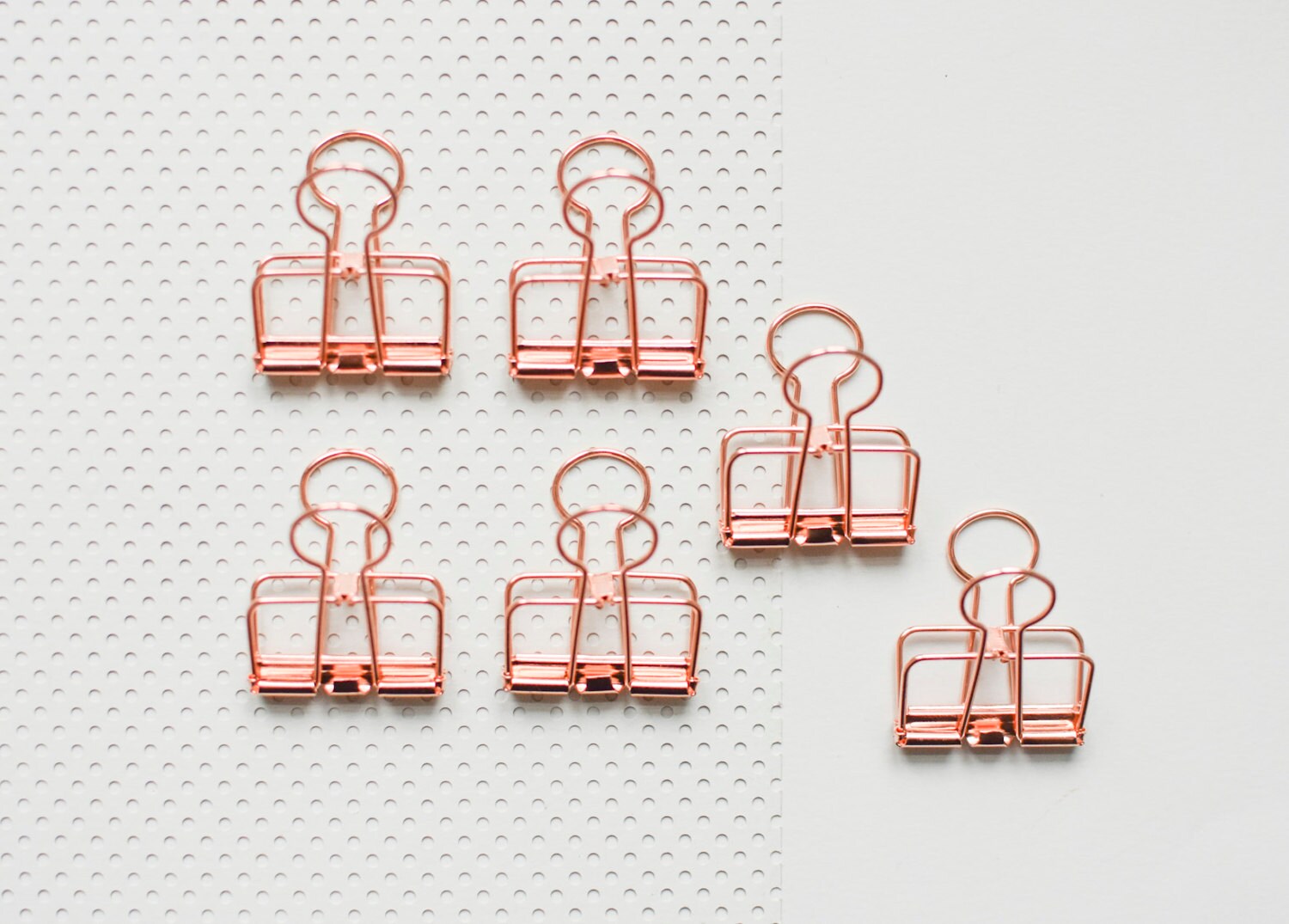 6 Copper Bulldog Wire Clips Copper Foldback Clips Metal Etsy
