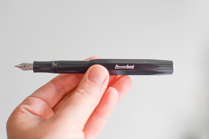 Kaweco Sport Skyline Fountain Pen Black Kaweco Kaweco Ink Etsy