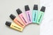 6 STABILO BOSS ORIGINAL Pastel highlighters, Pastel highlighting pens, Pastel markers, pastel pens, marker pens 