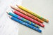 Marbled colored pencil marbleized pencil crayon multi-colored multi-color Koh-i-noor Magic 