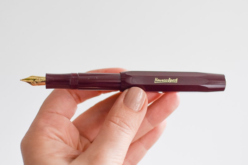 Kaweco Sport Classic Fountain Pen Kaweco Ink Pen Gold Nib Etsy