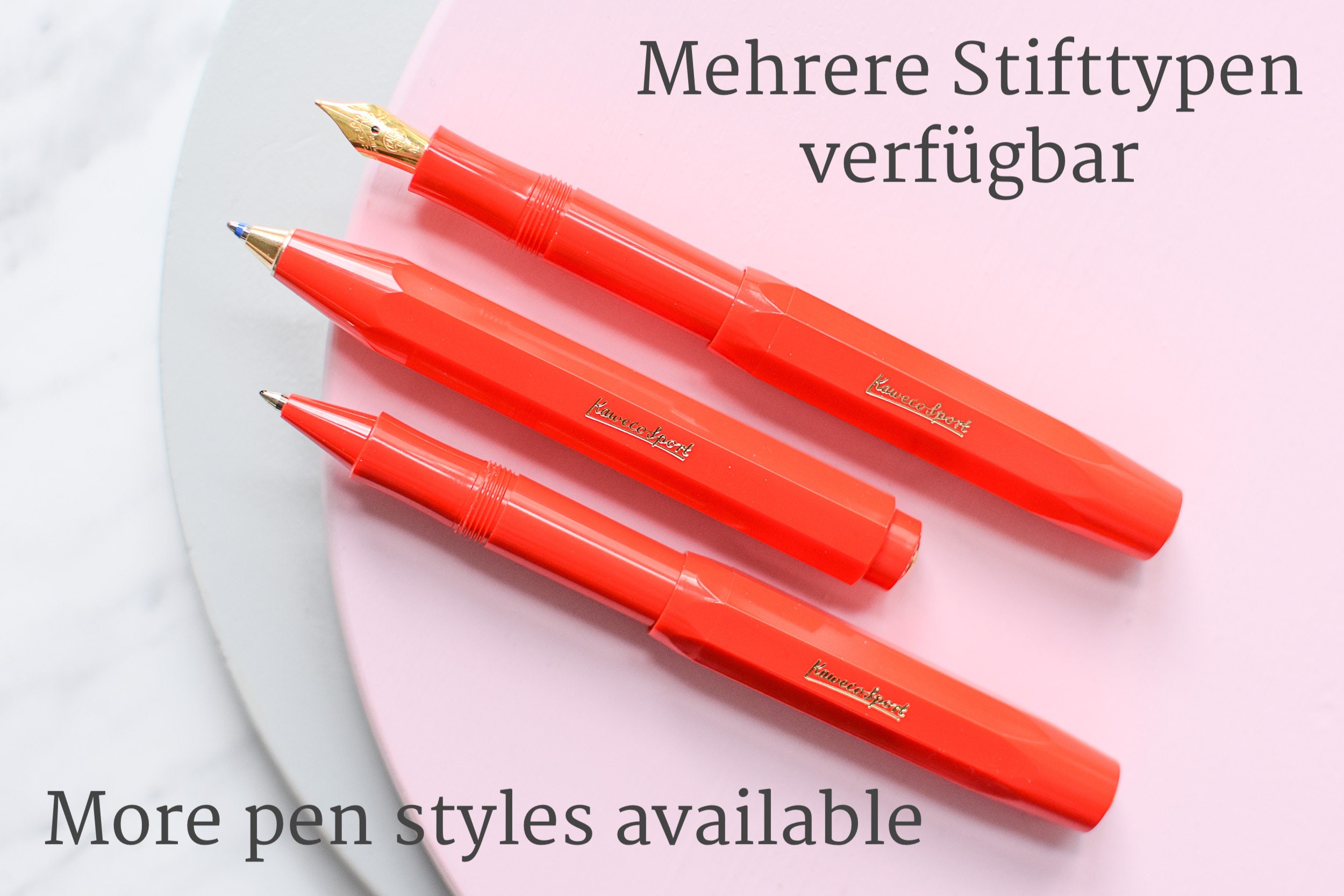 Kaweco Sport Classic Rollerball Pen Red roller ball pen Ink Etsy