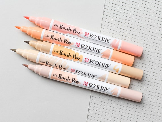 ecoline brush markers