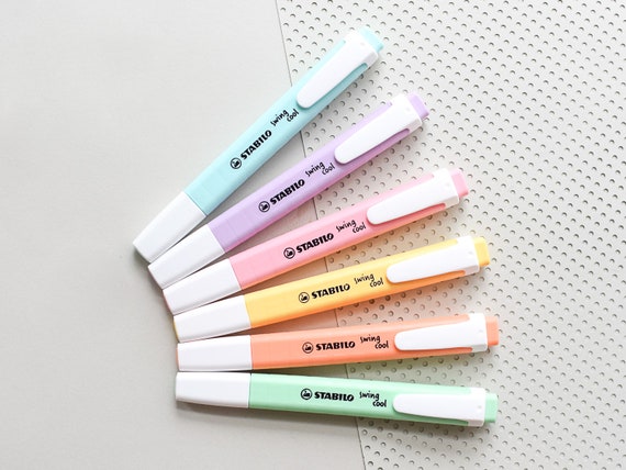 pastel pens stabilo