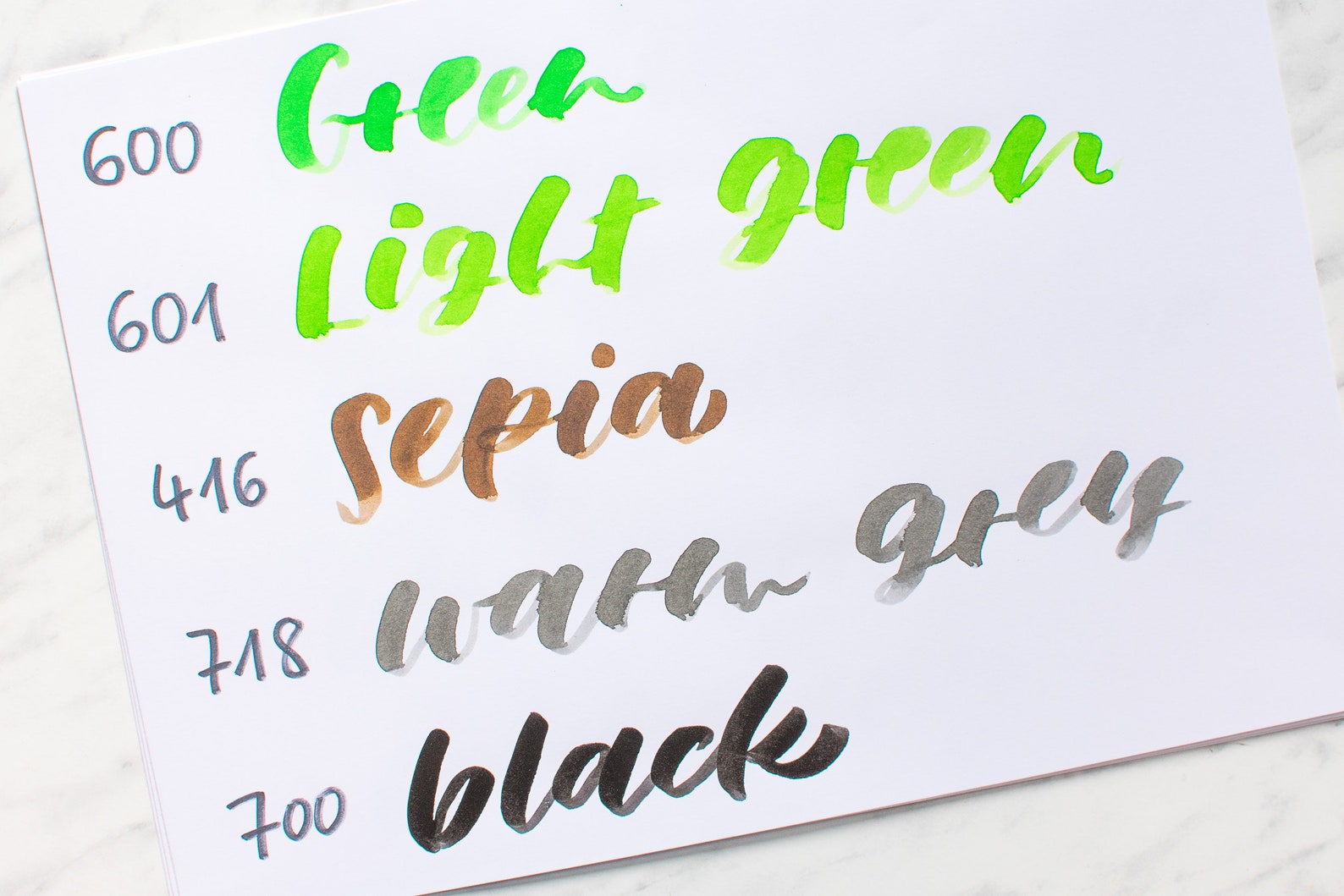 Handlettering Pens Ecoline Brush Pens Calligraphy Pens Etsy