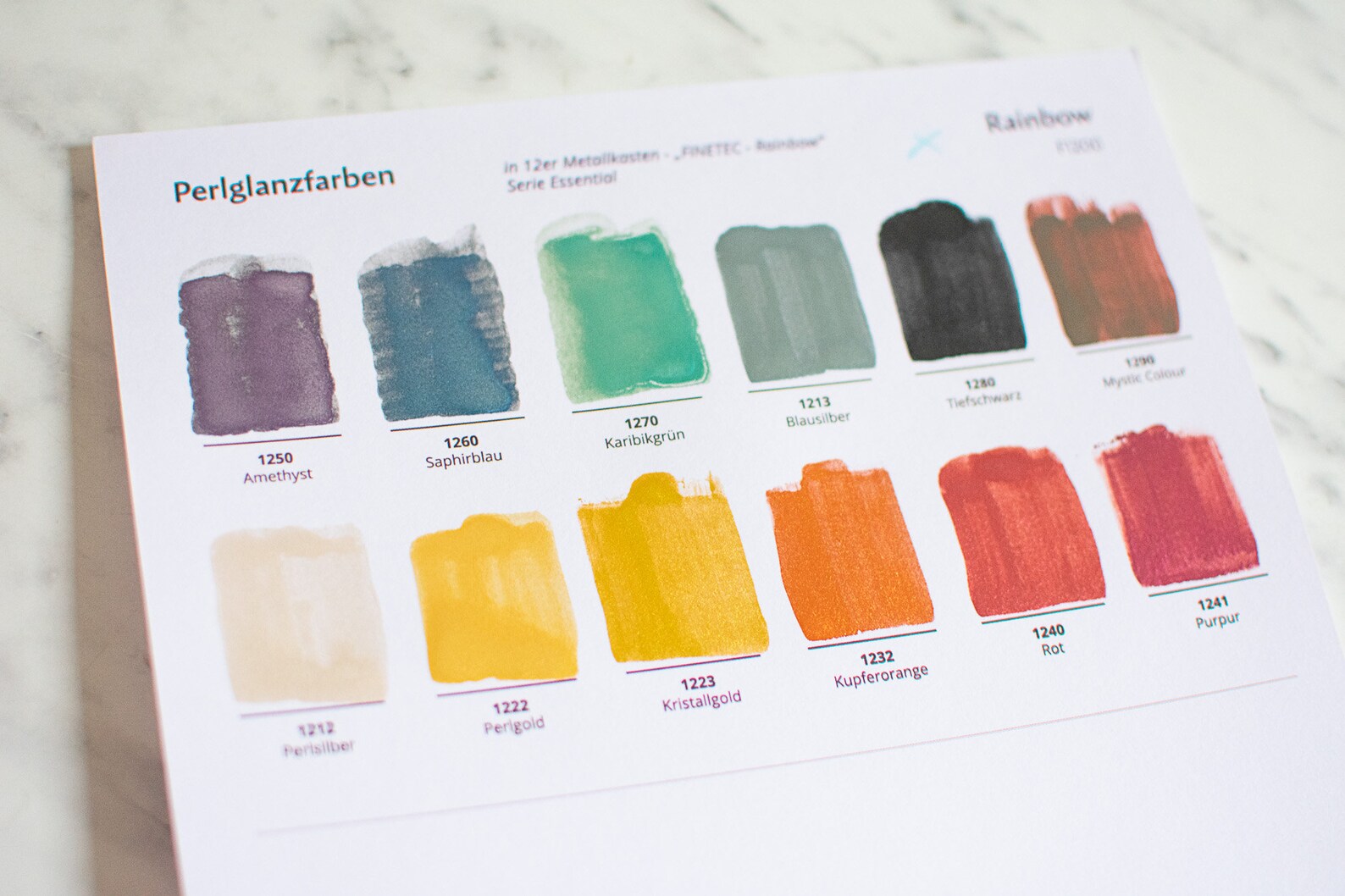 Glitter Watercolors Pearl Watercolors Paint Box Calligraphy Etsy