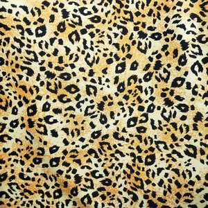 4 Way Stretch Leopard Animal Print Poly Spandex Fabric sold by yard