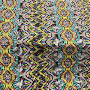 Aztec print nylon Spandex Fabric 4 way stretch 60” width fabric sold by yard