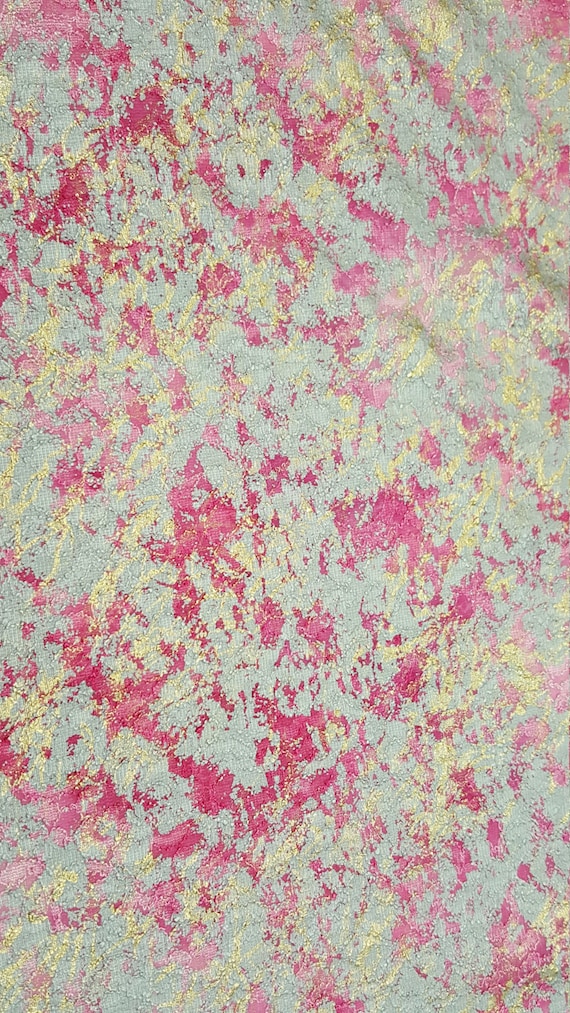 Lace Cording Metallic Tie Dye Italy/Pinkish / by the yard