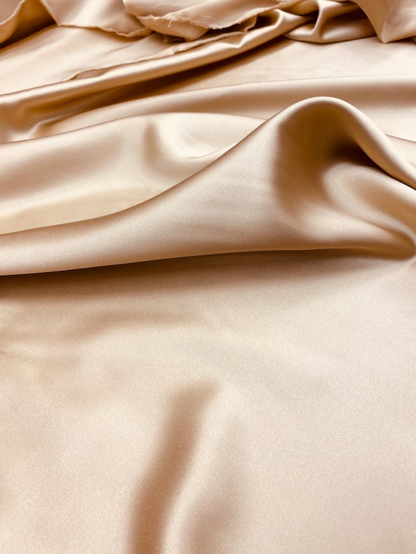 100% Silk Black Color 19mm Silk Satin Fabric for Dress Shirts - Etsy