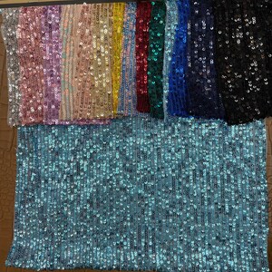 Mini sequins sewn on high quality mesh 2 way stretch sequins fabric sold by yard 54” wide fabric