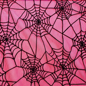Velvety Spiderwebs with Shiny Glitter 4 Way Stretch Nylon Mesh / by the yard 4 Colors Available
