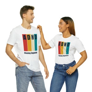 ADHD Retro Shirt | Funny Jersey Short Sleeve Tee