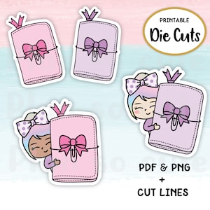 Digital Die cuts,Planner Girl. Personal use only.