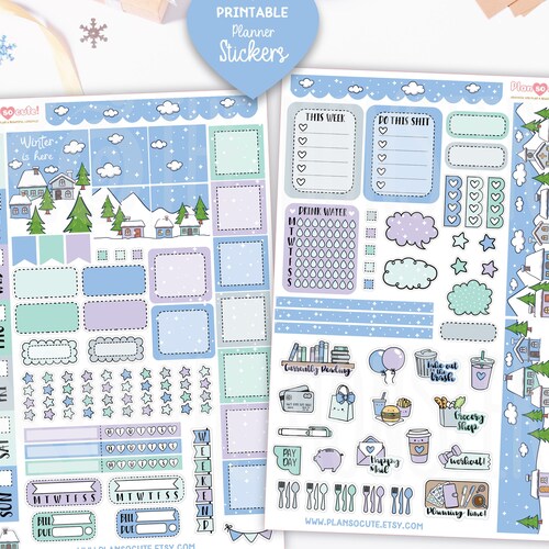 Fall Hobonichi Weeks Kit Autumn Printable Planner Stickers - Etsy
