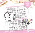 Tiny Puppet Date Night, Printable Planner Stickers, Bullet Journal Stickers product logo