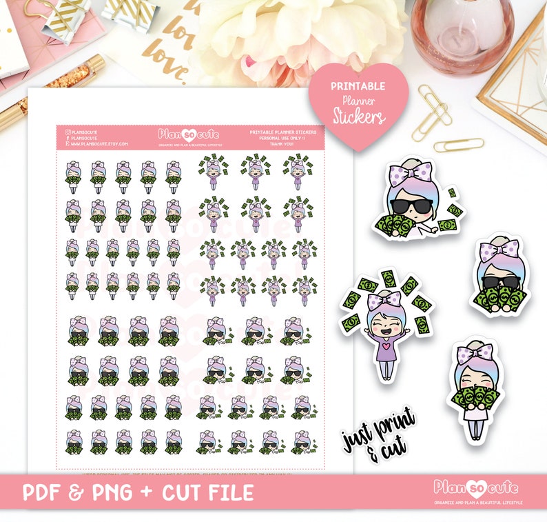 clear stickers cricut